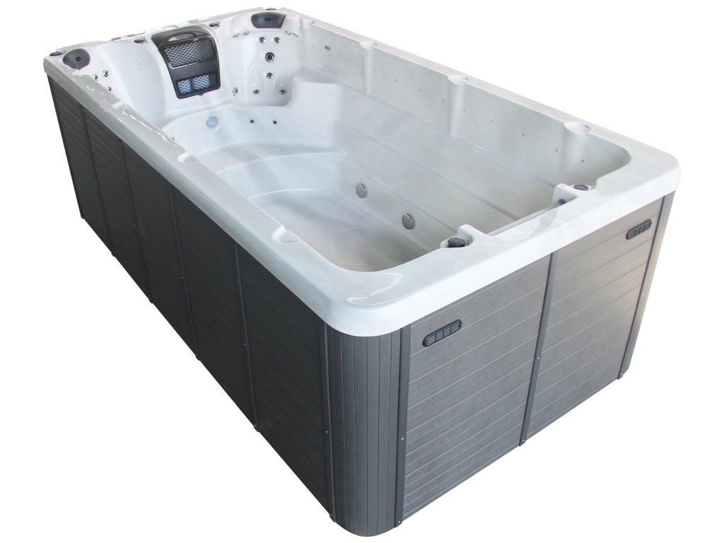 SwimSpa 805 – zobrazenie rozmerov 4300 × 2250 × 1360/1450 mm pre jednoduché plánovanie inštalácie